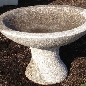 granite bird bath short