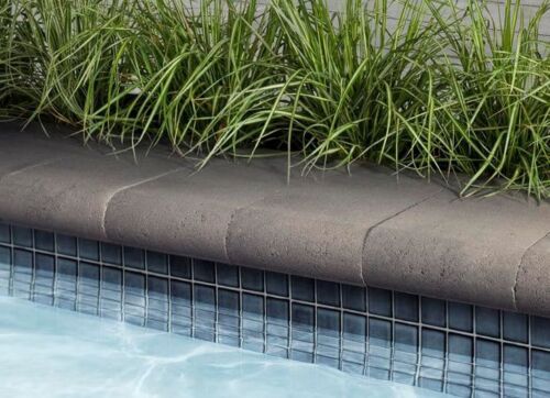 Techo-Bloc Bullnose Shale Grey Cap