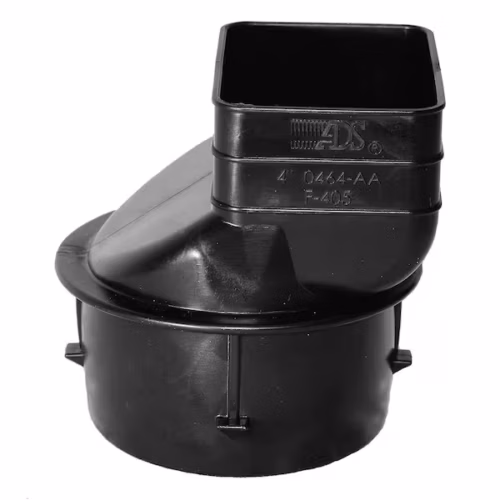 Hancor ADSDSA ADS Internal Male Snap Adapter for 2 x 3 Gutter Downspouts