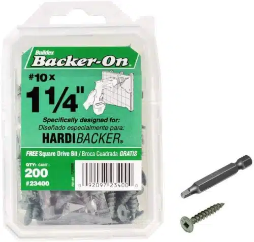 ITW Buildex Hardibacker - Cement Board Screws #10 x 1-1-4 (200 Count)