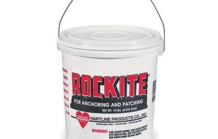 ROCKITE Anchoring and Patching Cement, 10 lb. Pail