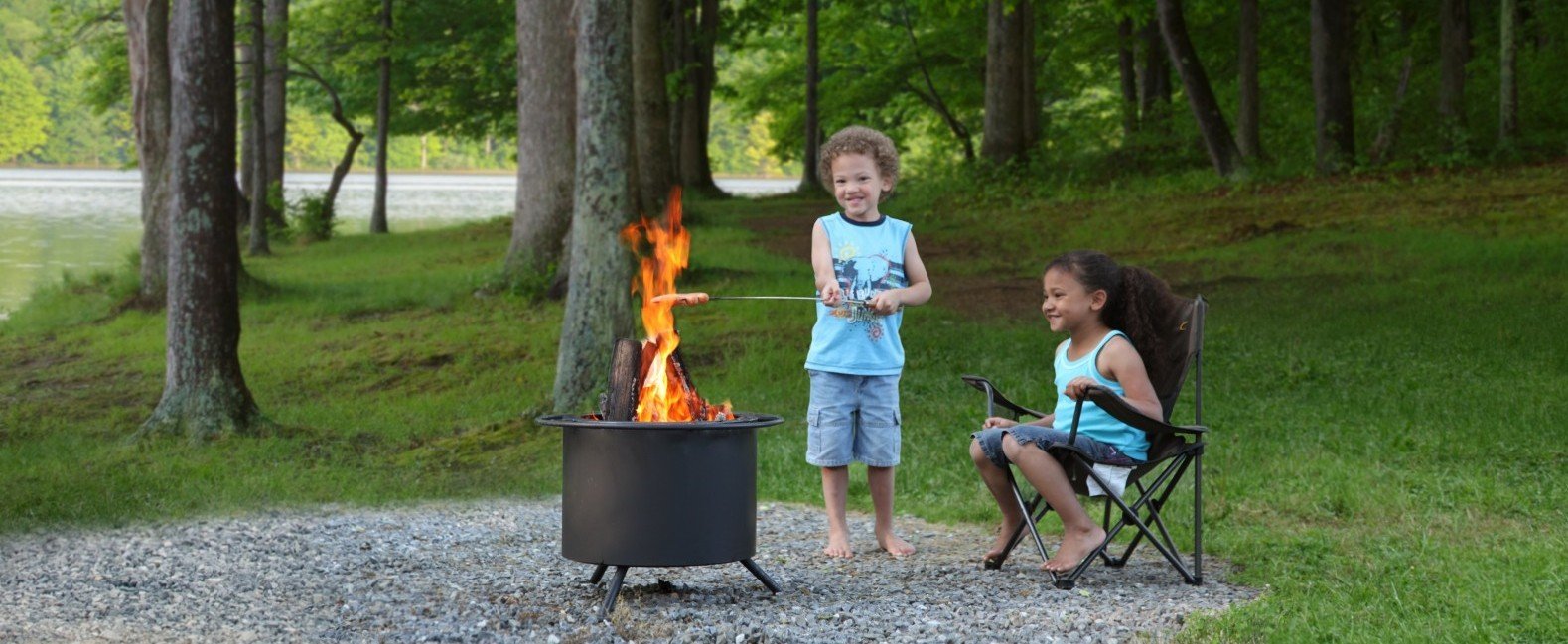 Breeo Double Flame Smokeless Camping, Double Flame 24 Fire Pit