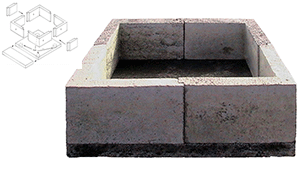 Stone Age Square Outdoor Fire Pit Kit - Old Station ...