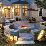 Improve You Outdoor Living Space stone veneer fire pit