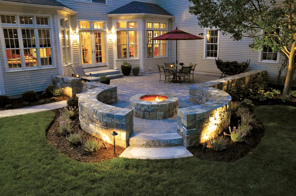 Outdoor Living Space For Ma Homeowners, How Far Does A Fire Pit Have To Be From House In Massachusetts