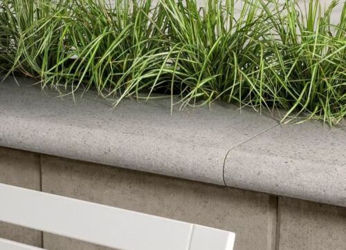 Techo-Bloc Bullnose Grande Cap Greyed Nickel