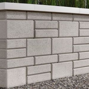 Techo-Bloc Raffinato Polished Wall Greyed Nickel