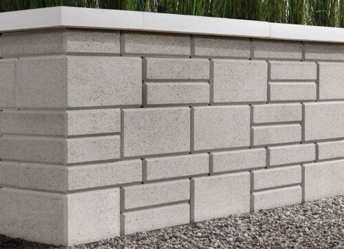 Techo-Bloc Raffinato Polished Wall Greyed Nickel
