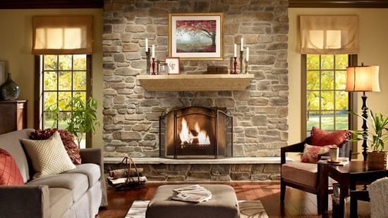 fireplace stone veneer