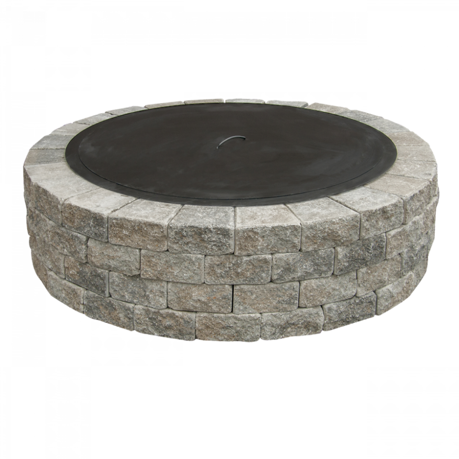 Unilock RomanStack Fire Pit Kit Old Station Supply