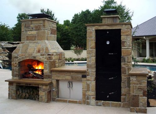 Belgard Outdoor Brick Pizza Oven Kits, Outdoor Fireplace Pizza Oven Smoker
