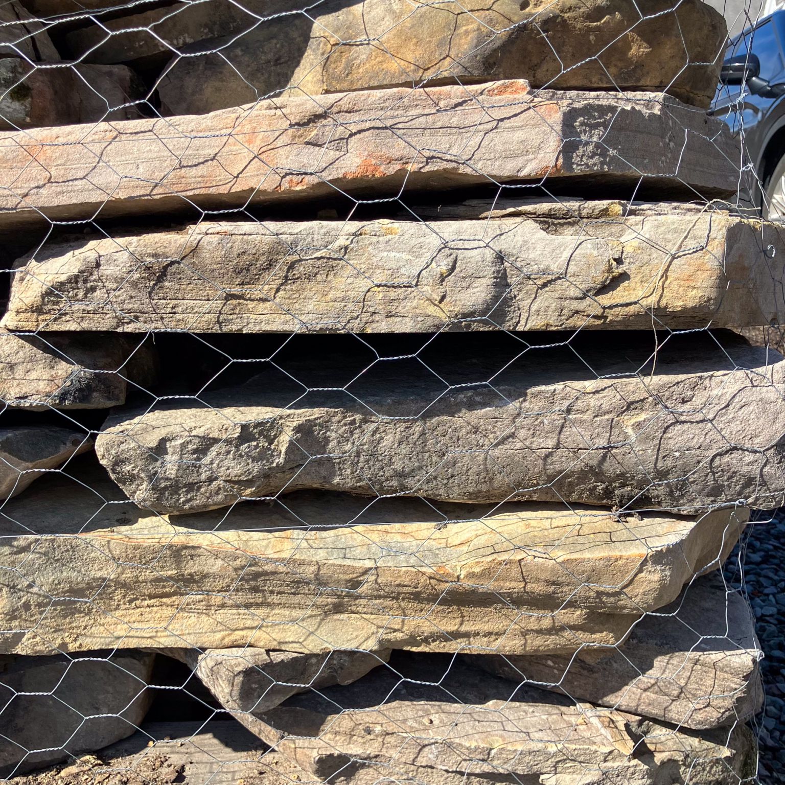 PA Fieldstone Stepping Stones - Natural Stone Garden Path