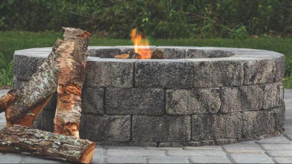 Countryside Fire Pit Kit Old Station, Belgard Round Fire Pit Kit