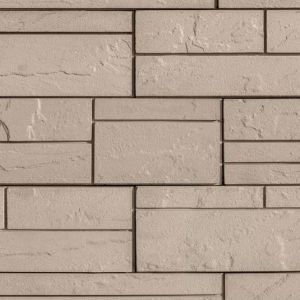 Techo-Bloc Fascia Iconic Wall Rock garden Brown