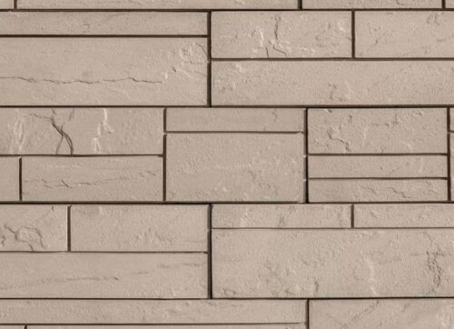 Techo-Bloc Fascia Iconic Wall Rock garden Brown