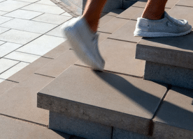 Unilock Universal coping steps