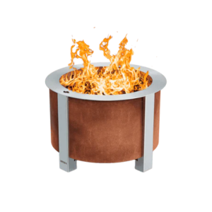 Breeo Smokeless Fire Pit Firemaster Bundle Corten Steel