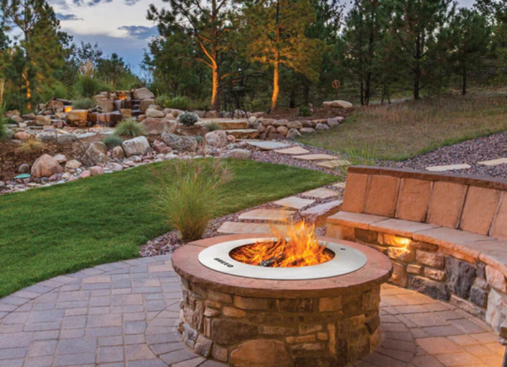 Breeo Zentro Smokeless Fire Pit Insert Beautiful Outdoor Living Area