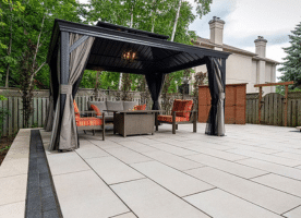 Unilock Urban patio paver application