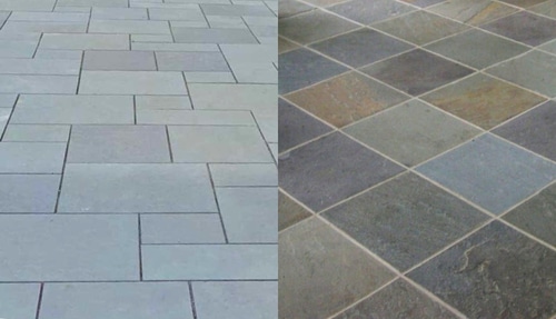 Bluestone color comparison bluestone blue vs full color bluestone comparison