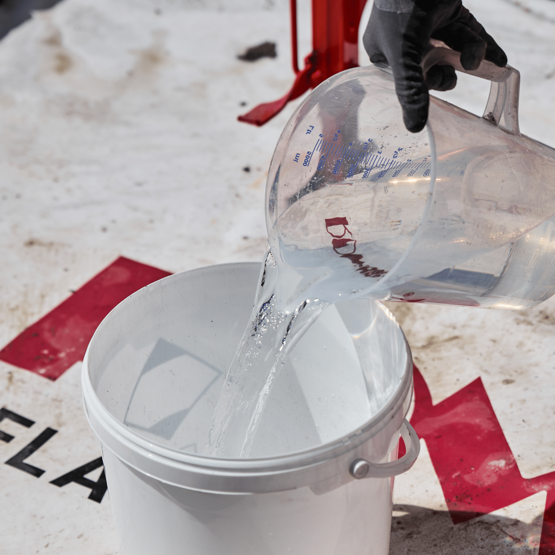 Romex Adhesion Elutriant Installation Step 1