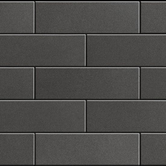 Unilock U-Cara Multi-Face Wall System Smooth Dark Charcoal