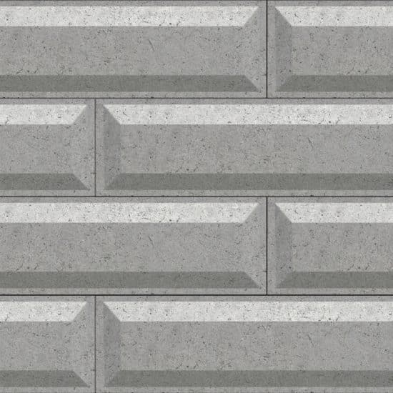 Unilock U-Cara Multi-Face Wall System Subway Opal Blend