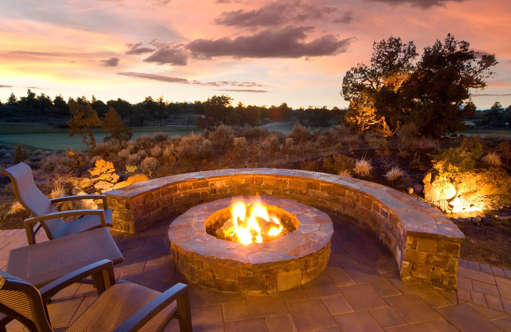 What are Fire Features for Outdoor Living Spaces