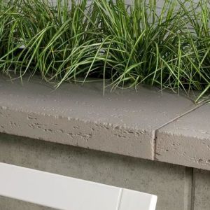 Techo-Bloc Travertina Raw Cap Rock Garden Brown
