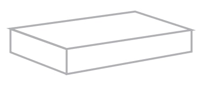 Techo-Bloc Travertina Raw Cap Size