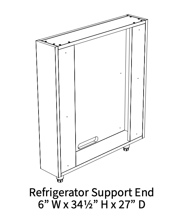 Nicolock WeatherStrong Cabinetry Shapes and Sizes