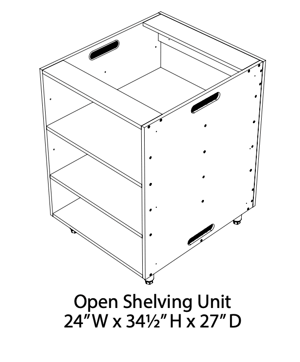 Nicolock WeatherStrong Cabinetry Shapes and Sizes