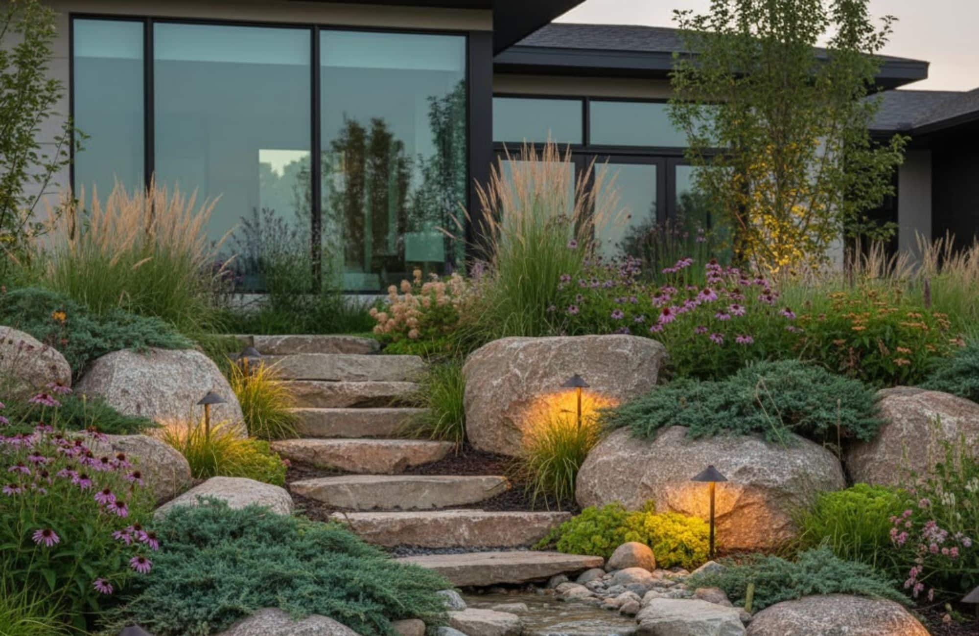 Residential Landscaping with Boulders Expert Tips