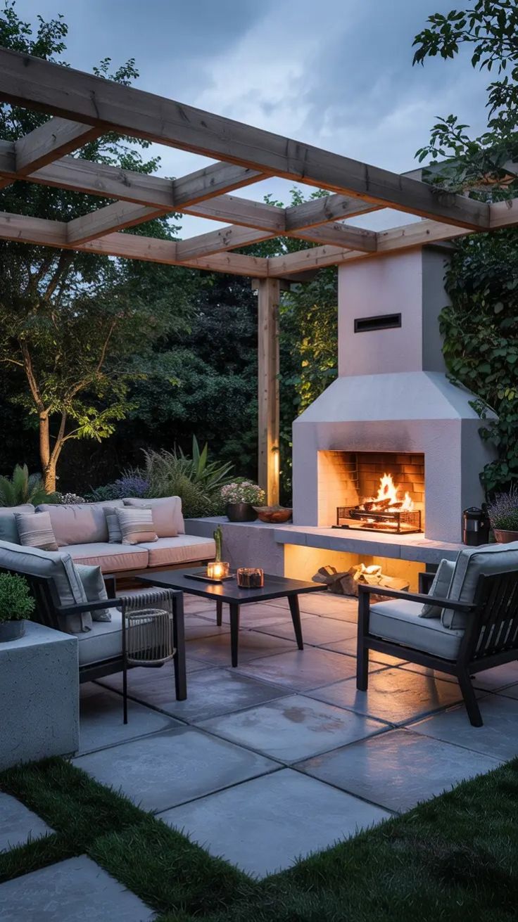 Garden Barbecue Area 2026 Modern Design Ideas With Pergola And Bbq Island