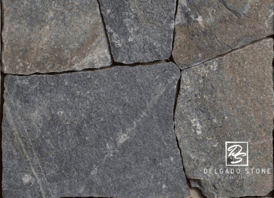 American Mist Square and Rectangle Natural Thinstone Veneer Swatch.