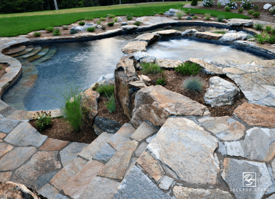 Colonial Tan Split Flagstone.