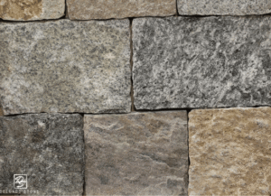 Connecticut Blend square and rectangular stone veneer texture close-up