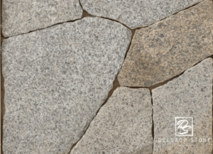 Close-up photo of Dusty Rose Mosaic Natural Thin Stone Veneer texture.