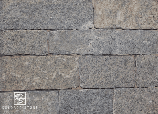 Close-up photo of Dusty Rose Strip Natural Thin Stone Veneer texture.