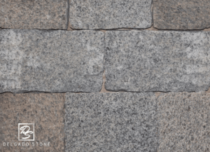 Close-up photo of Dusty Rose Square and Rectangle Natural Thin Stone Veneer texture.
