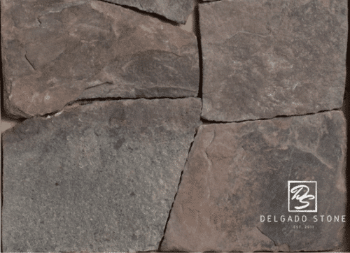 Fieldstone Dark Mosaic Natural Thin Stone Veneer swatch.