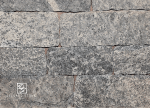 Greenwich Blue natural stone veneer strip pattern swatch