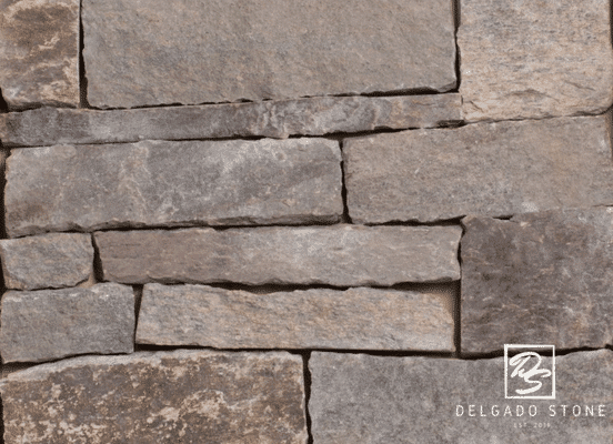 Hudson Blend Ashlar Natural Thin Stone Veneer swatch.