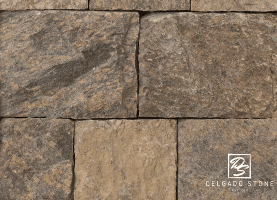 Hudson Blend Square and Rectangle Natural Thin Stone Veneer swatch.