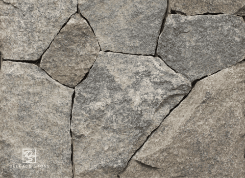 Close-up photo of Liberty Hill Mosaic Natural Thin Stone Veneer texture.