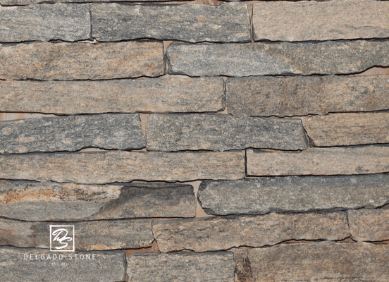 Montauk Blend ledgestone veneer texture sample