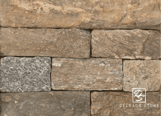 Old New England Wall natural stone veneer strip pattern swatch