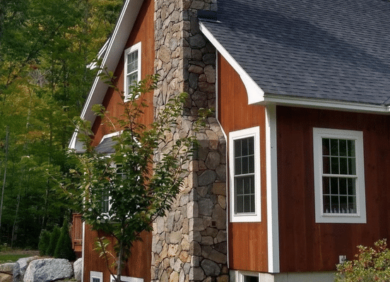 Old New England Wall natural stone veneer exterior wall application