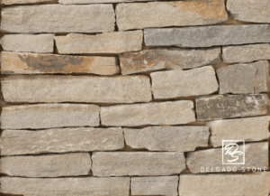 Sterling Tan mosaic natural stone veneer swatch