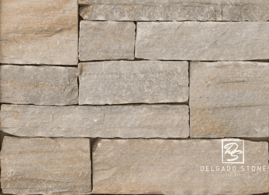 Sterling Tan ashlar natural stone veneer pattern swatch